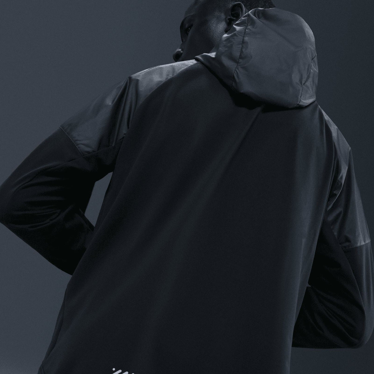 Nike Mens TF RPL WNTRZD MILER JKT Black