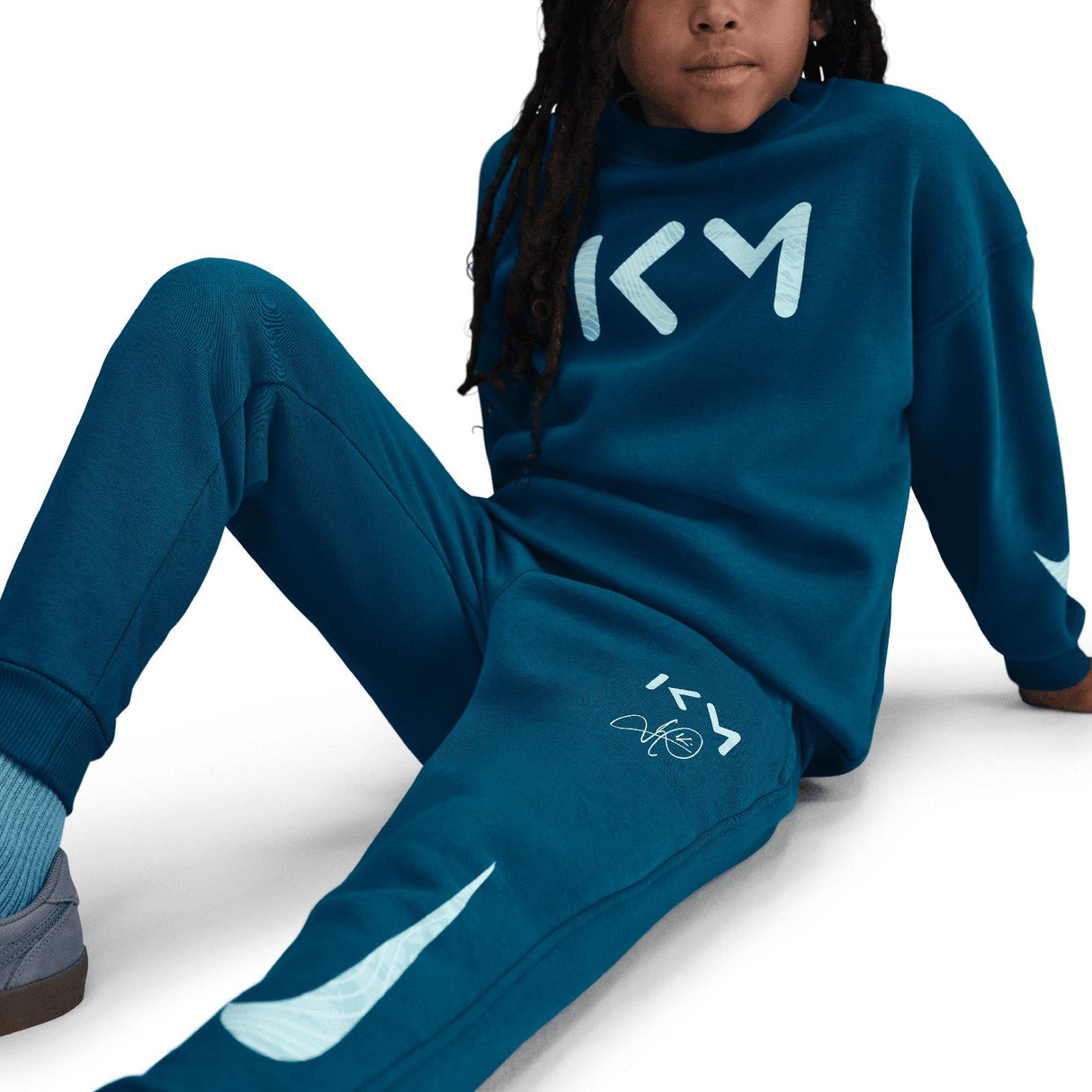 Nike Kids CLUB FLC JOGGER PD Green