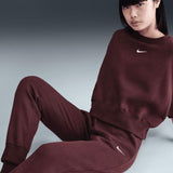 NIKE WMS NSW PHNX FLC MR PANT STD Maroon