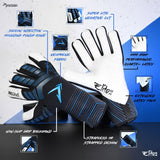 Precision Elite 3.0 Quartz GK Gloves - Black