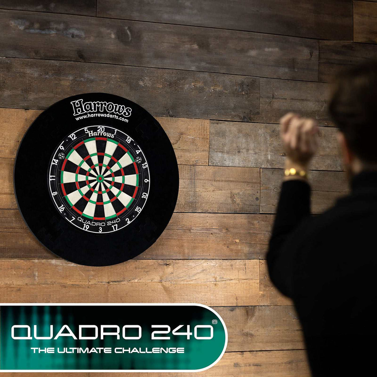 Harrows Quadro 240 Dartboard 0
