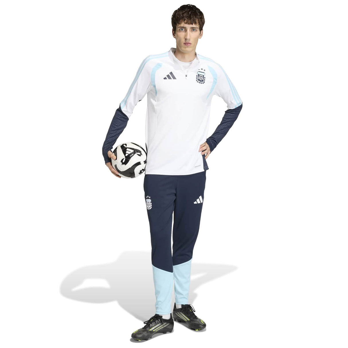 adidas Argentina WC26 Train QZ Top White