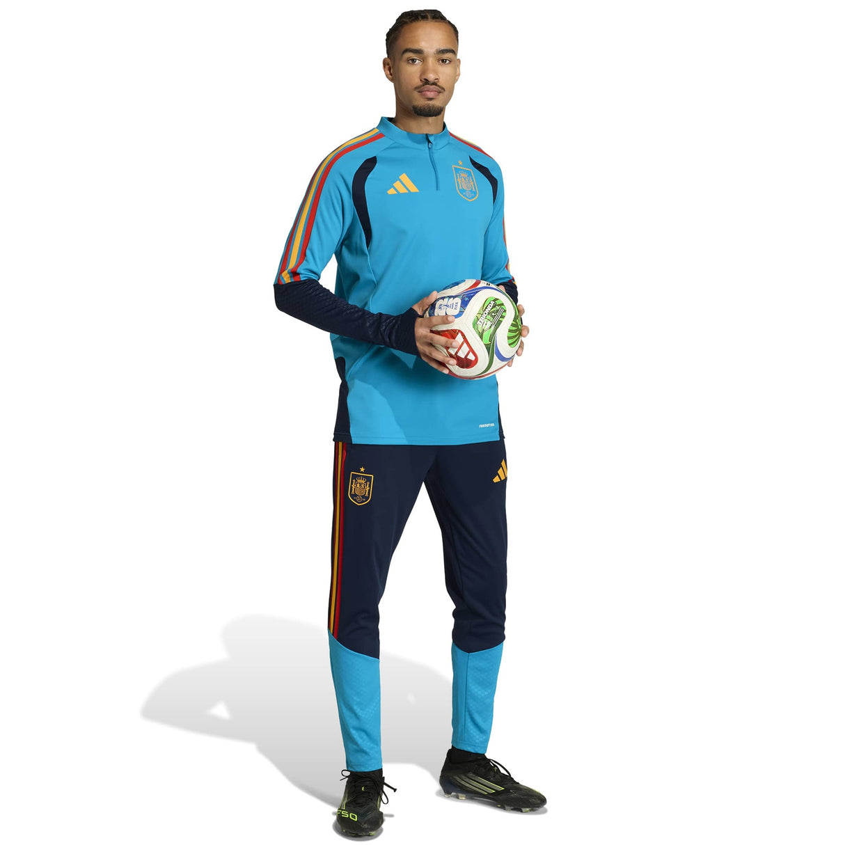 adidas Spain WC26 Train QZ Top Blue