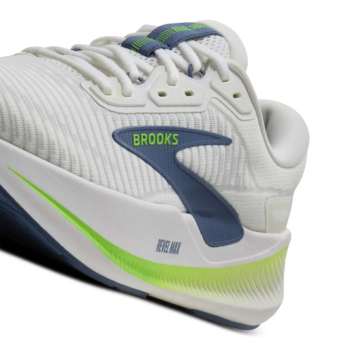 Brooks Mens Revel Max White