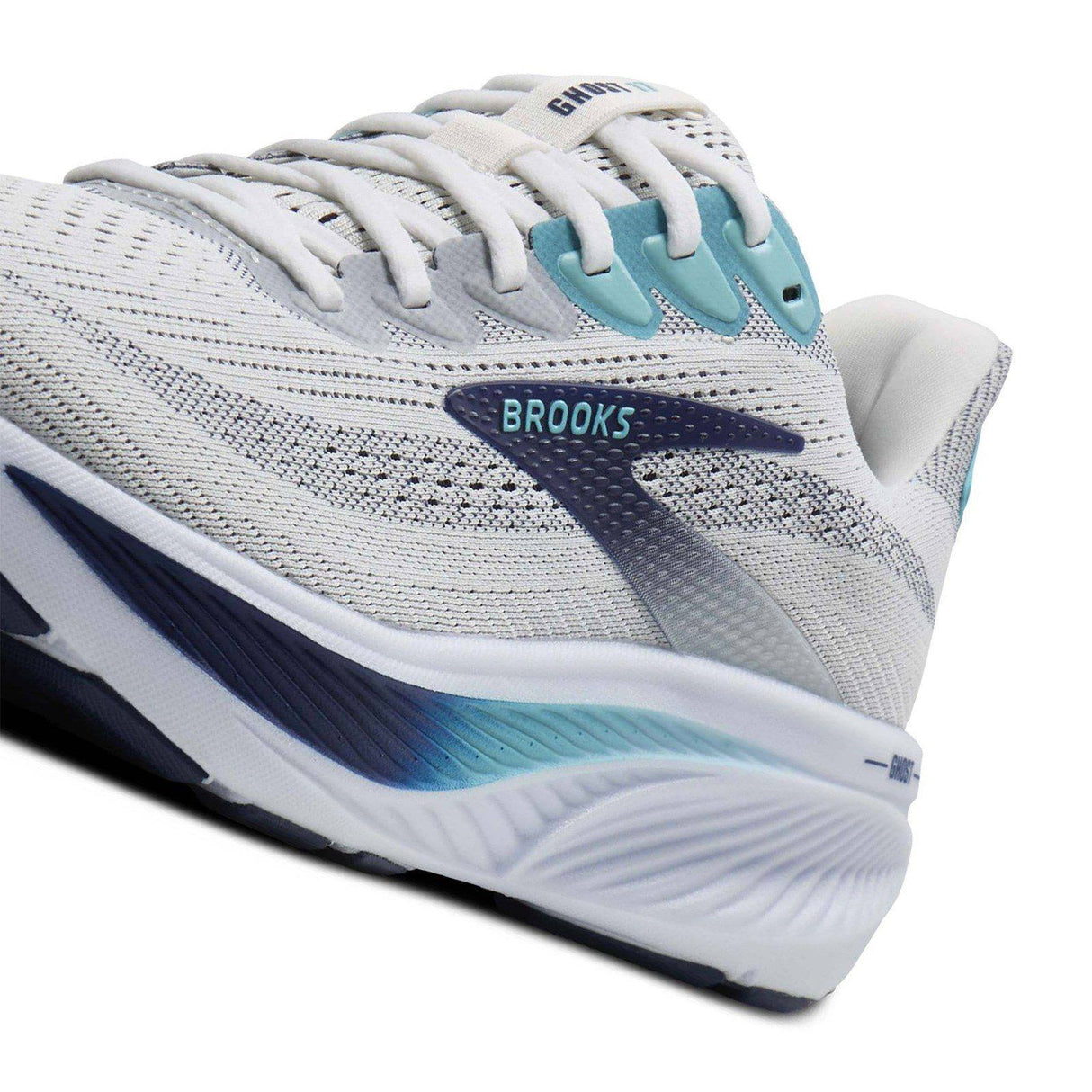 Brooks Mens Ghost 17 White