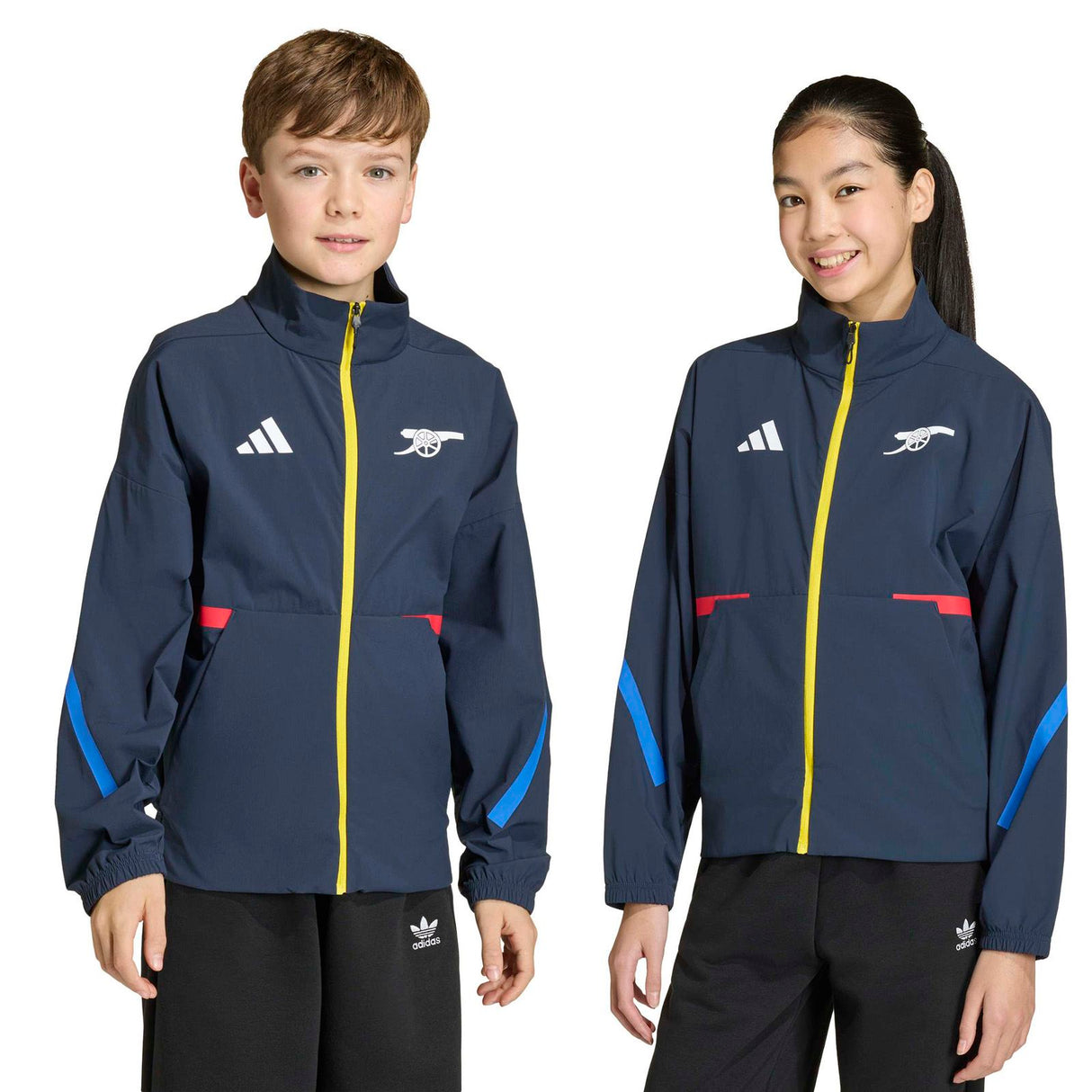 adidas AFC 25 Kids Anthem Jacket Navy