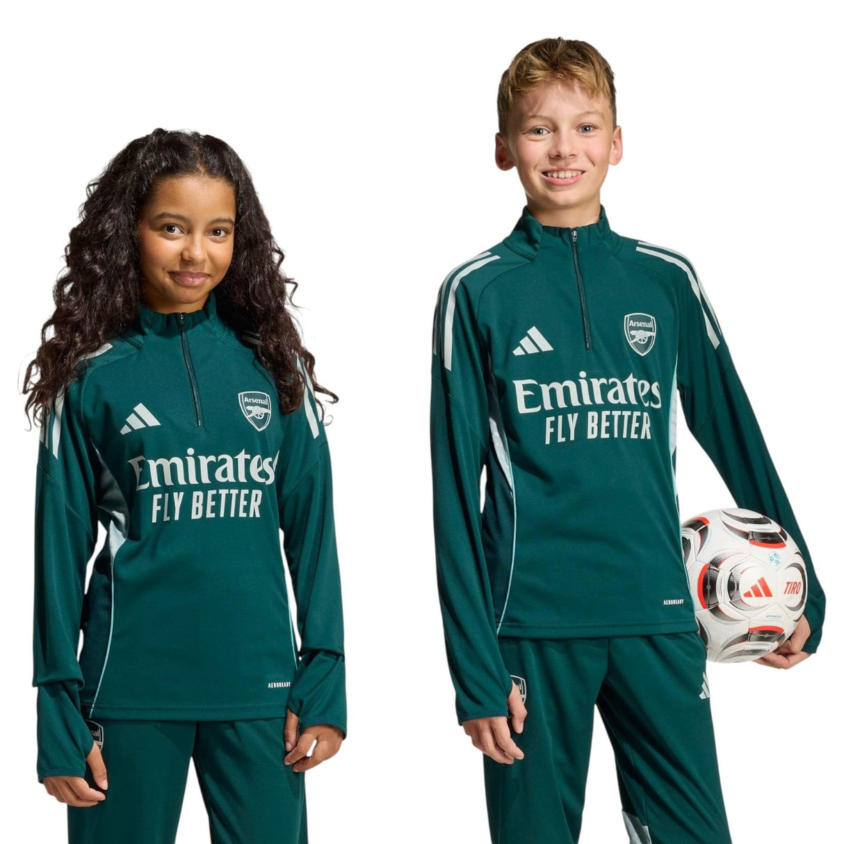 adidas Arsenal Football Tiro 2025/26 Kids Competition Half-Zip Training Top