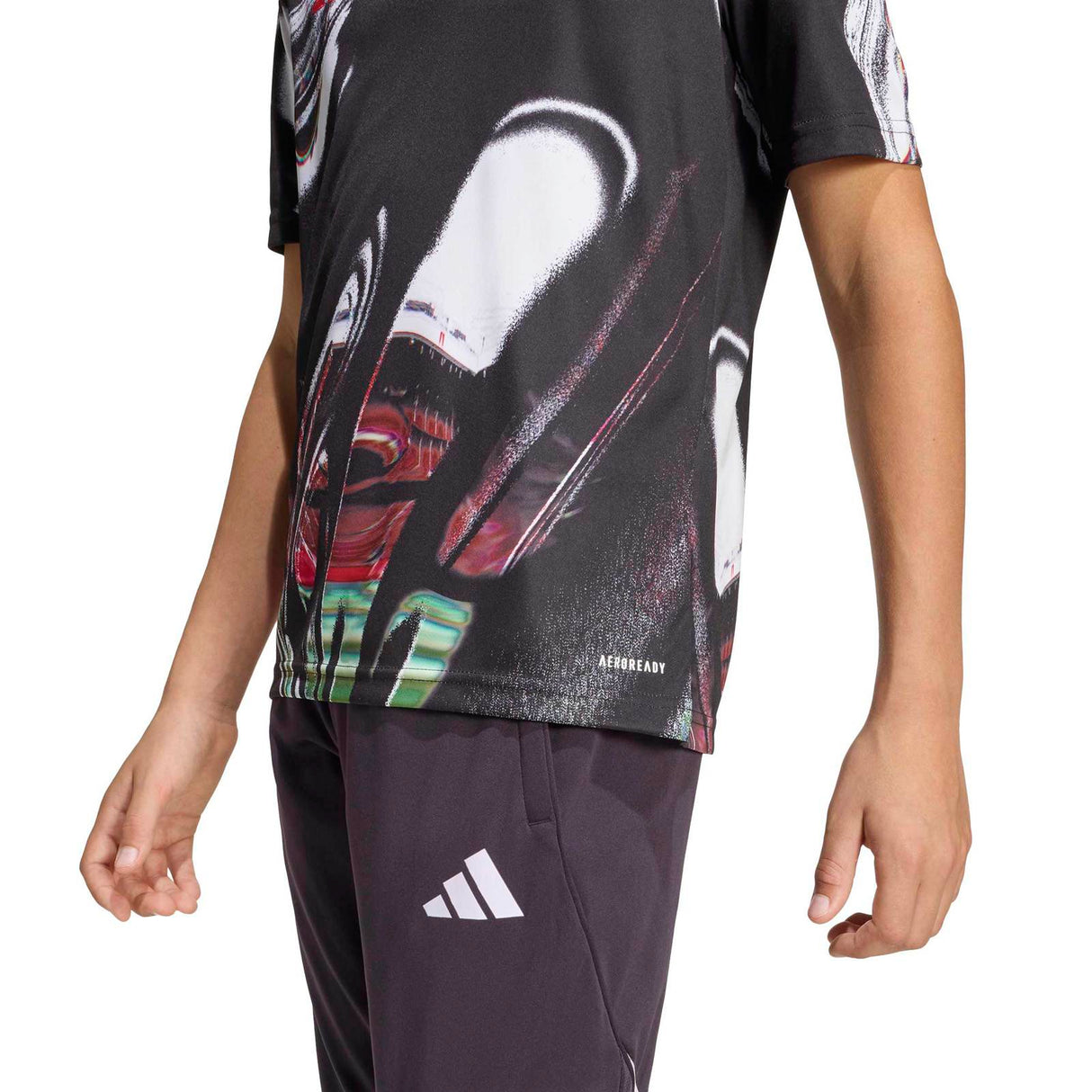 adidas MUFC 25 Kids PM Jersey Black