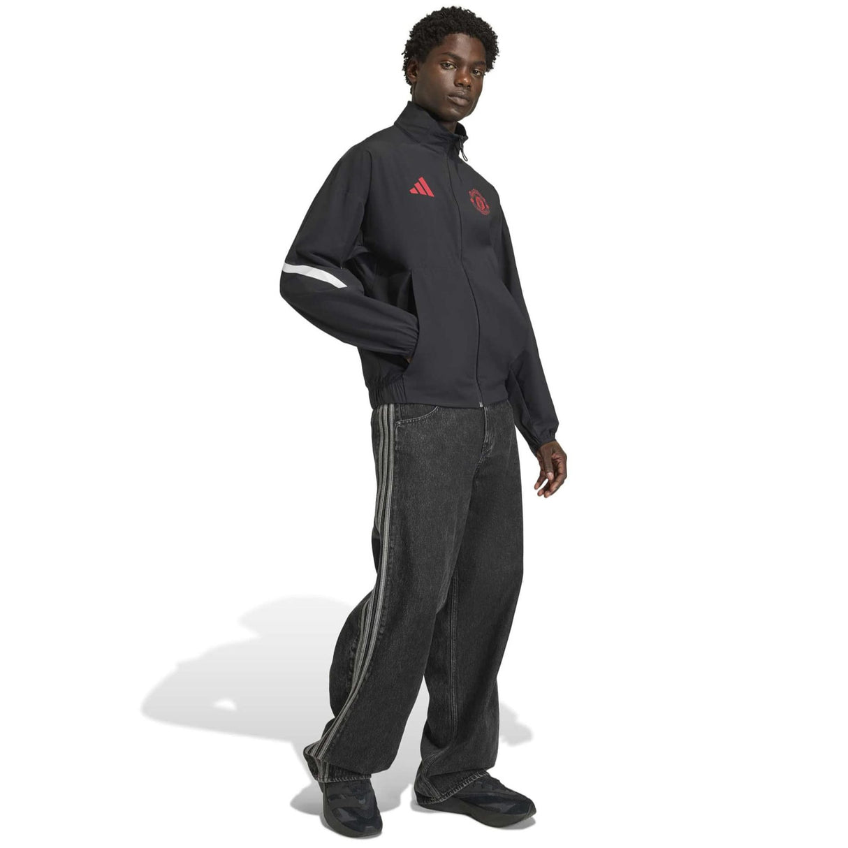 adidas MUFC 25 Anthem Jacket Black