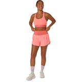 ASICS WMS ROAD COMPRESSION BRA RED