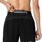 ASICS MENS FUJITRAIL PRINT 5IN SHORT BLK