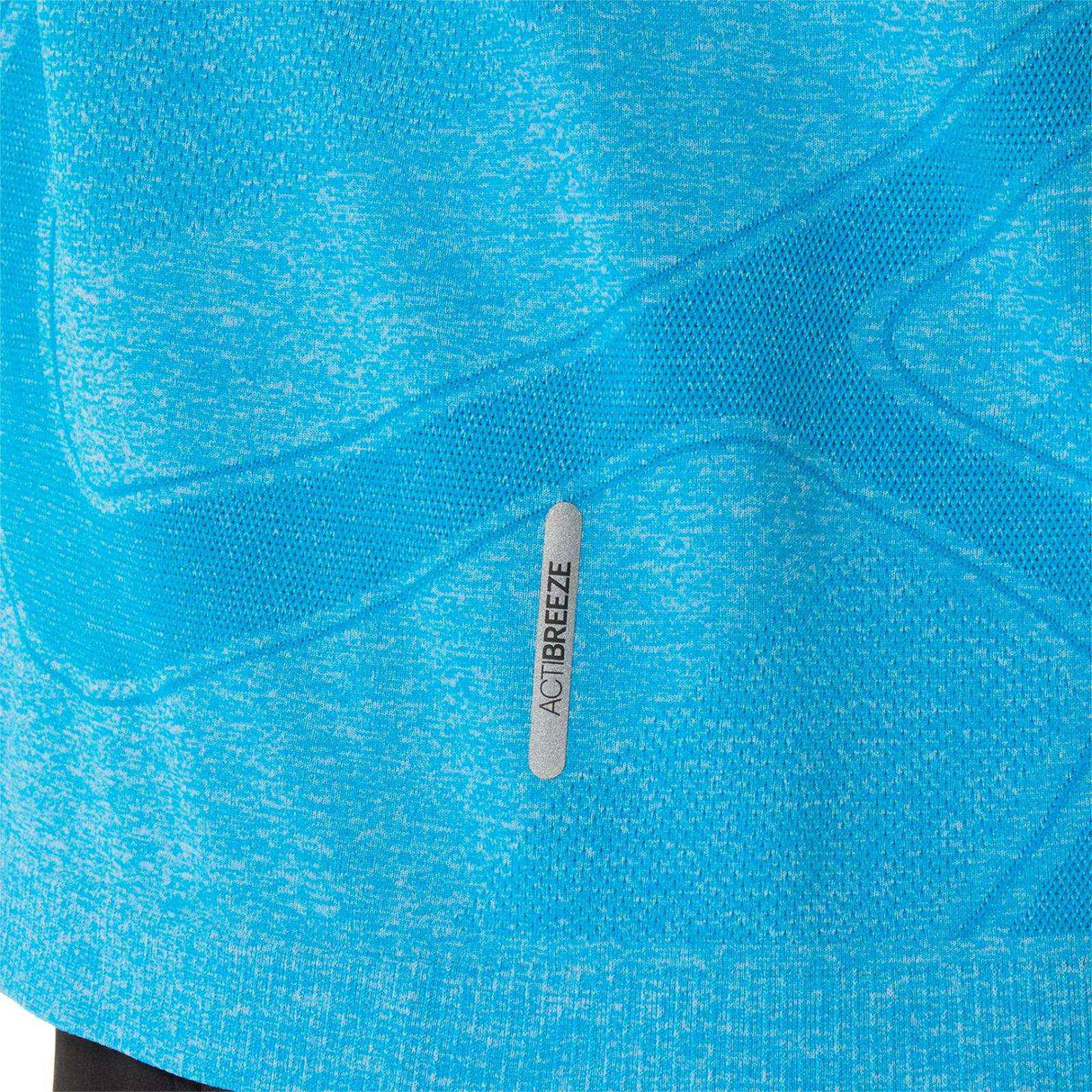 ASICS MENS ROAD SEAMLESS SS TOP BLUE