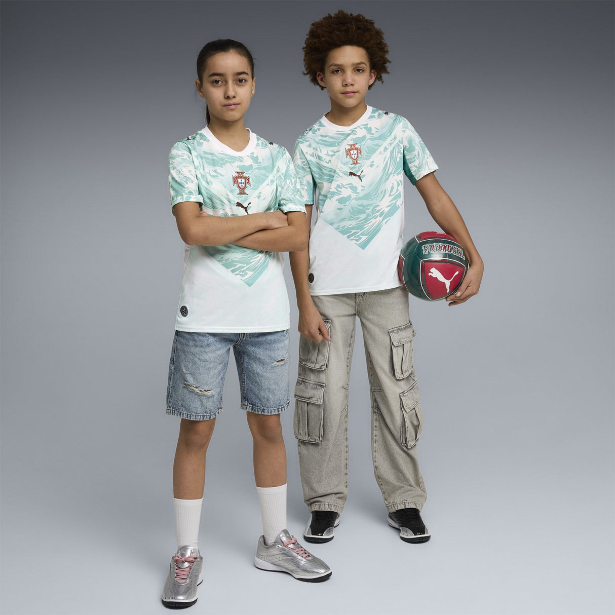 PUMA PORTUGAL WC26 KID AWAY JERSEY WHITE