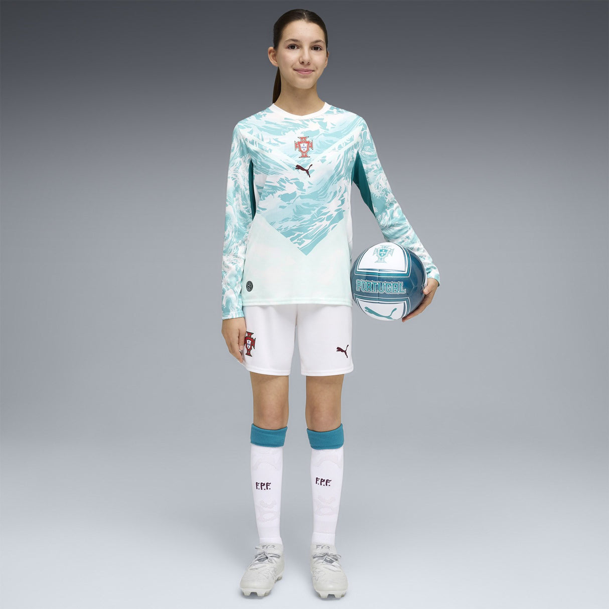 PUMA PORTUGAL WC26 KID AWAY SHORTS WHITE