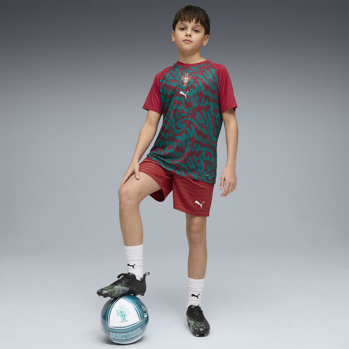 PUMA PORTUGAL WC26 KIDS PM JERSEY RED