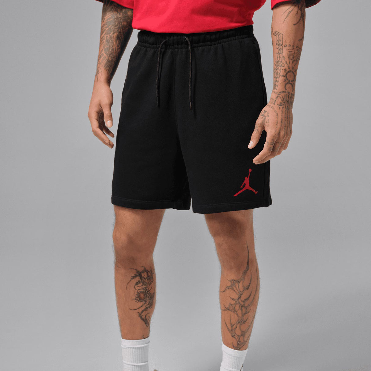 NIKE JORDAN JUMPMAN FLEECE SHORTS BLK