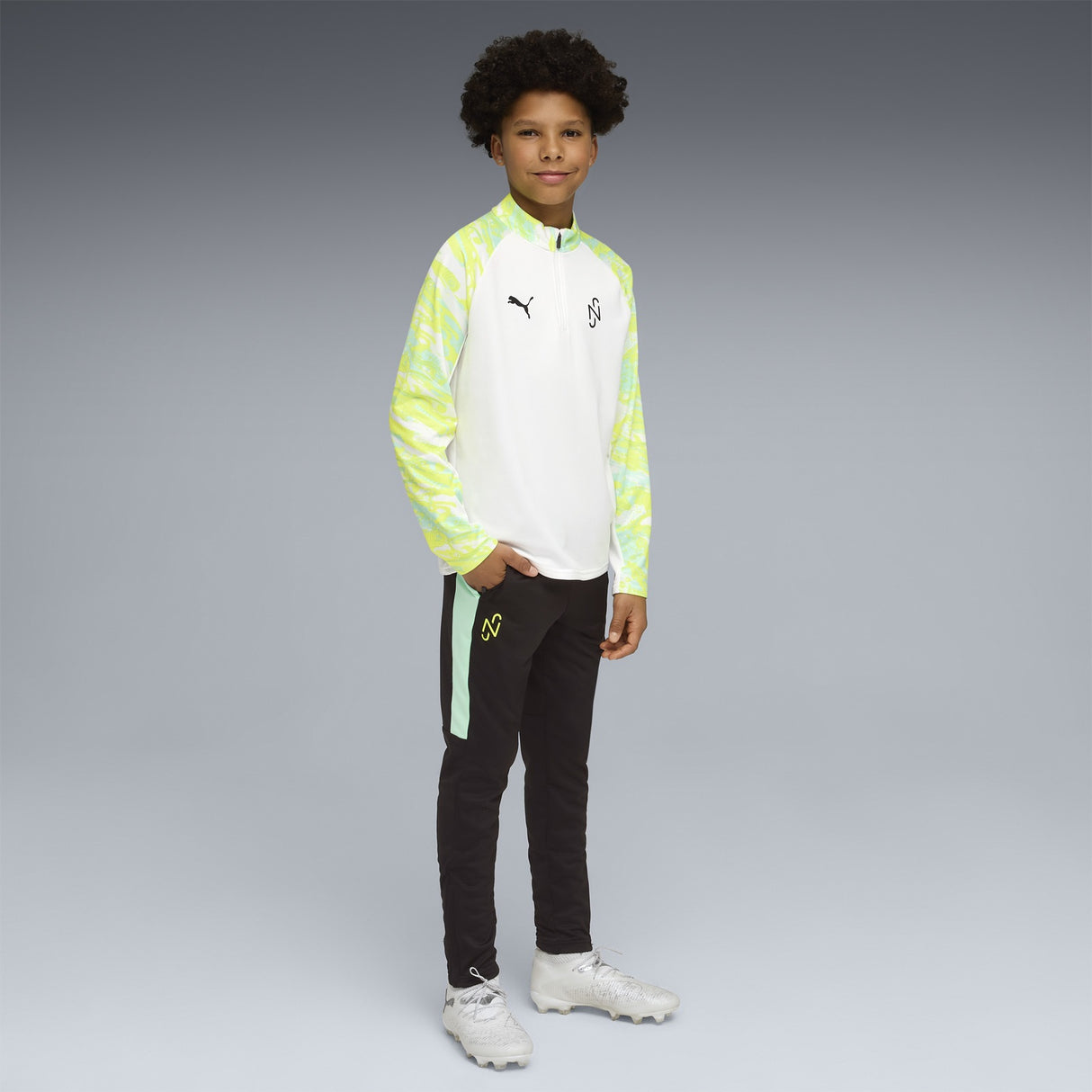 Puma Neymar JR Creativity Kids Half-Zip Football Top