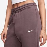 Nike W NSW PHNX FLC MR PANT STD Maroon