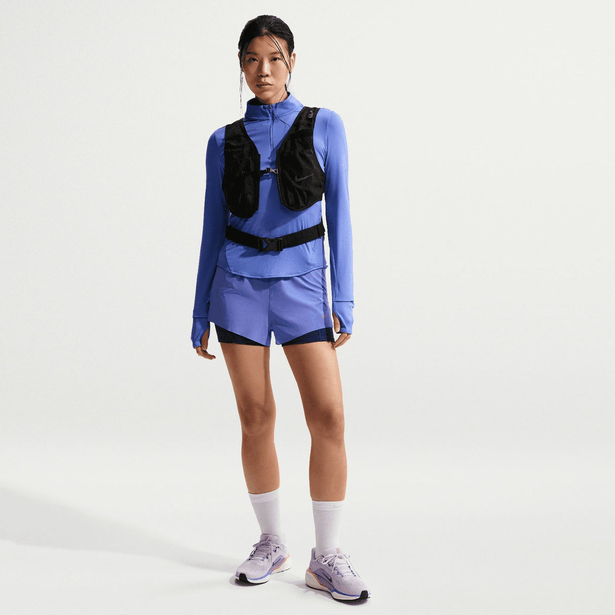 Nike W NK SWIFT DF UV HZ TOP Blue