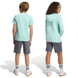 adidas Boys Messi Tref Shorts Grey