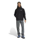 adidas Mens MT ESS FZ Fleece Black