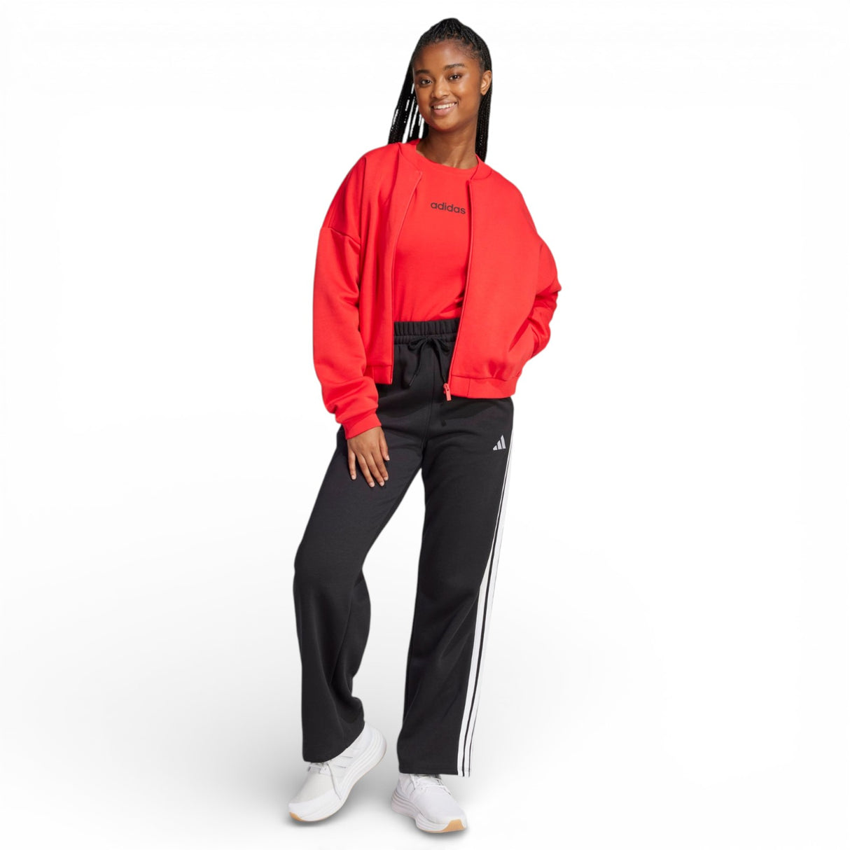 adidas Womens 3S OH Fle Pants Black