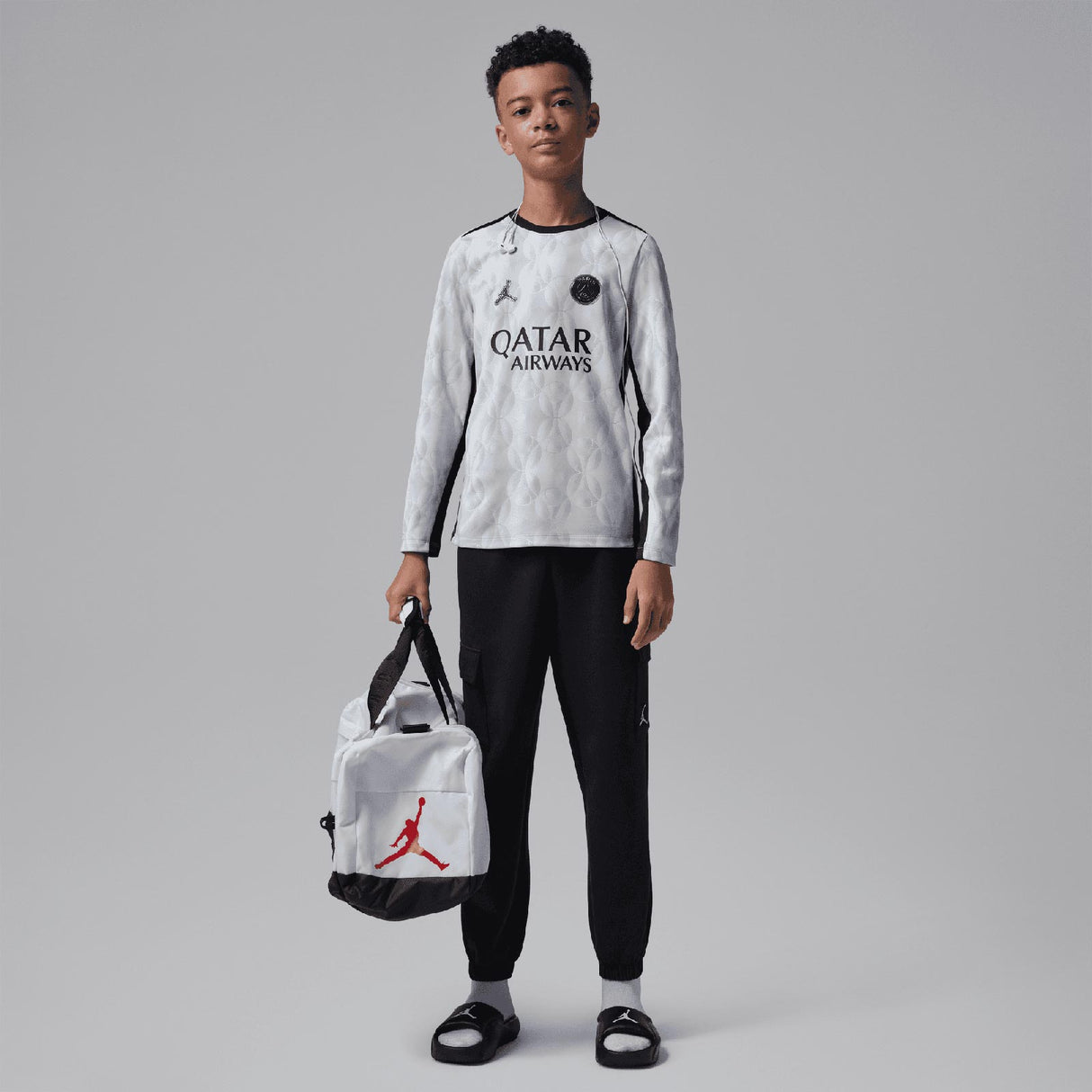 Nike PSG 25 Kids Spl Ed PM LS Top Grey