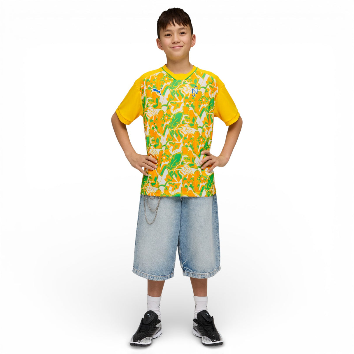 Puma B Neymar JR Brazil Passion Jrsy Ylw