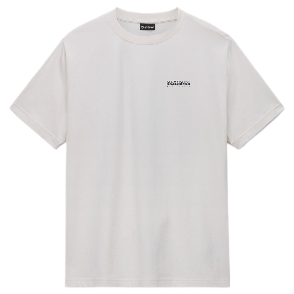 Napapijri Mens S-FLINT BPLOGO Tee White