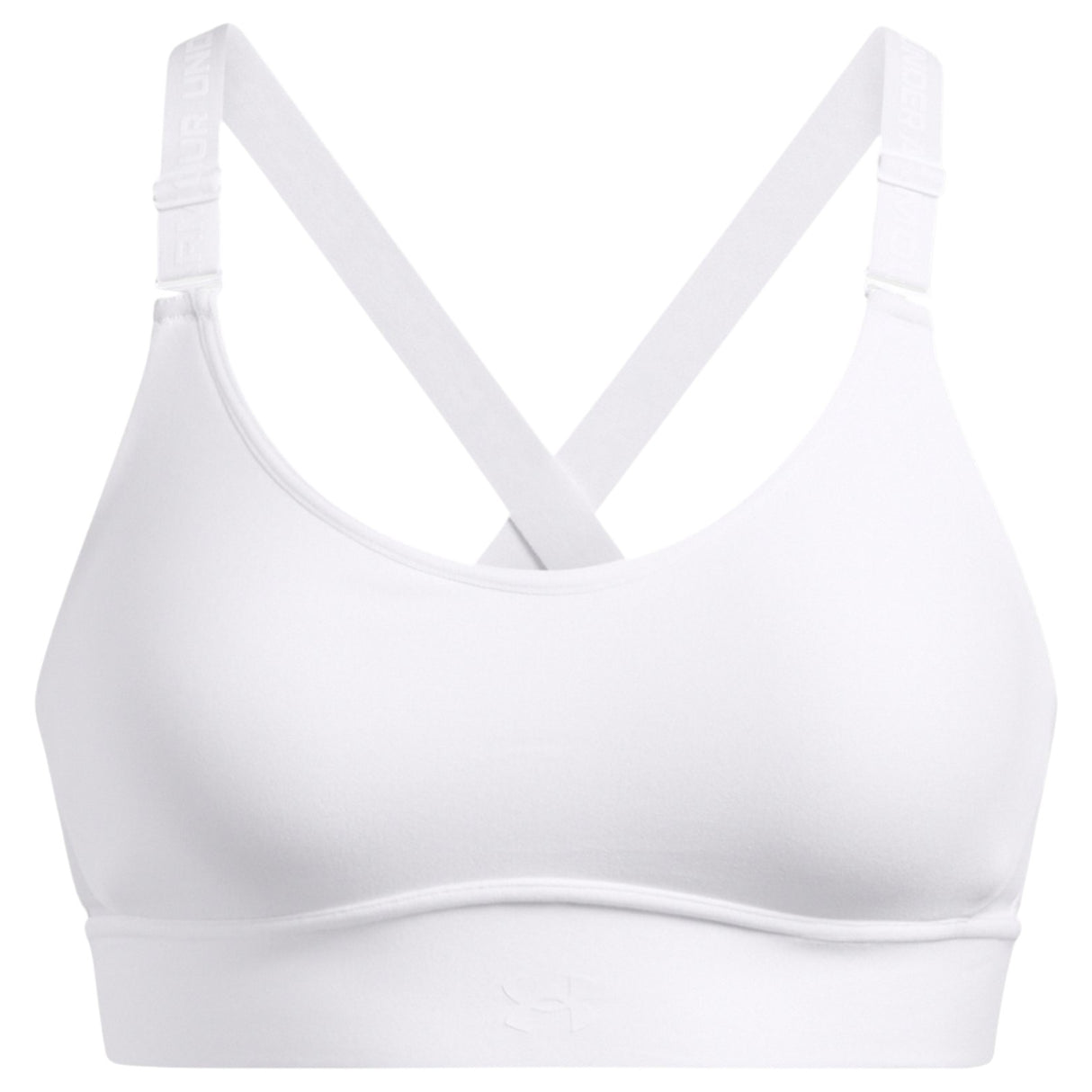 UA Infinity Mid 2.0 Bra White