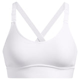 UA Infinity Mid 2.0 Bra White
