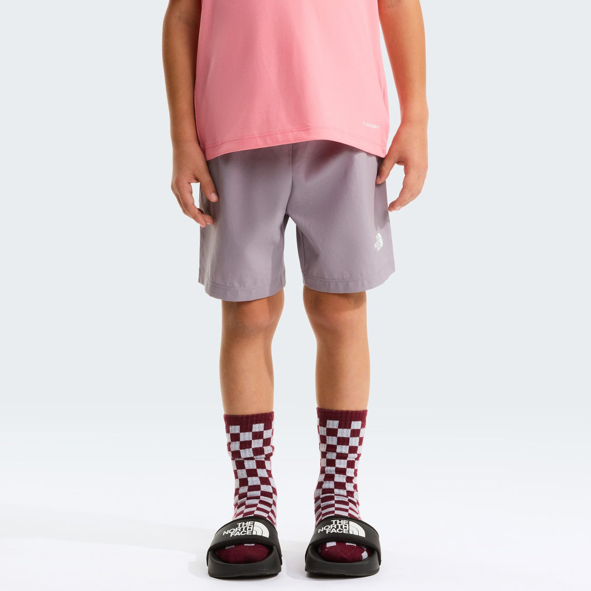 TNF Jr Girls 24/7 Set Coral Pink
