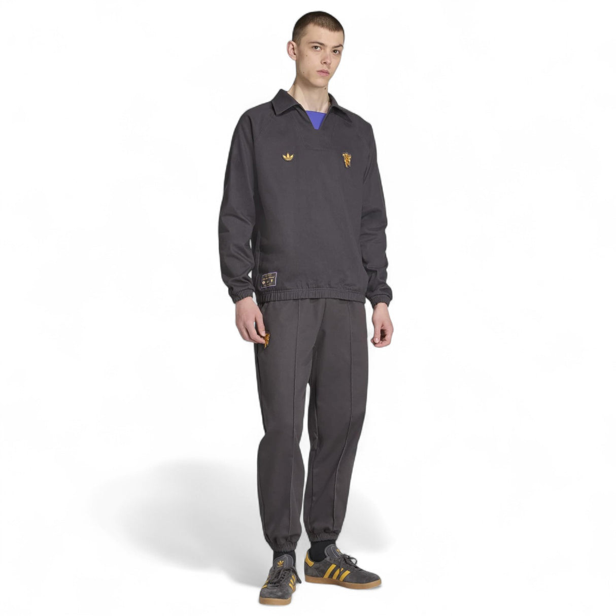 adidas OG MUFC 25 Icon Drill Top Black