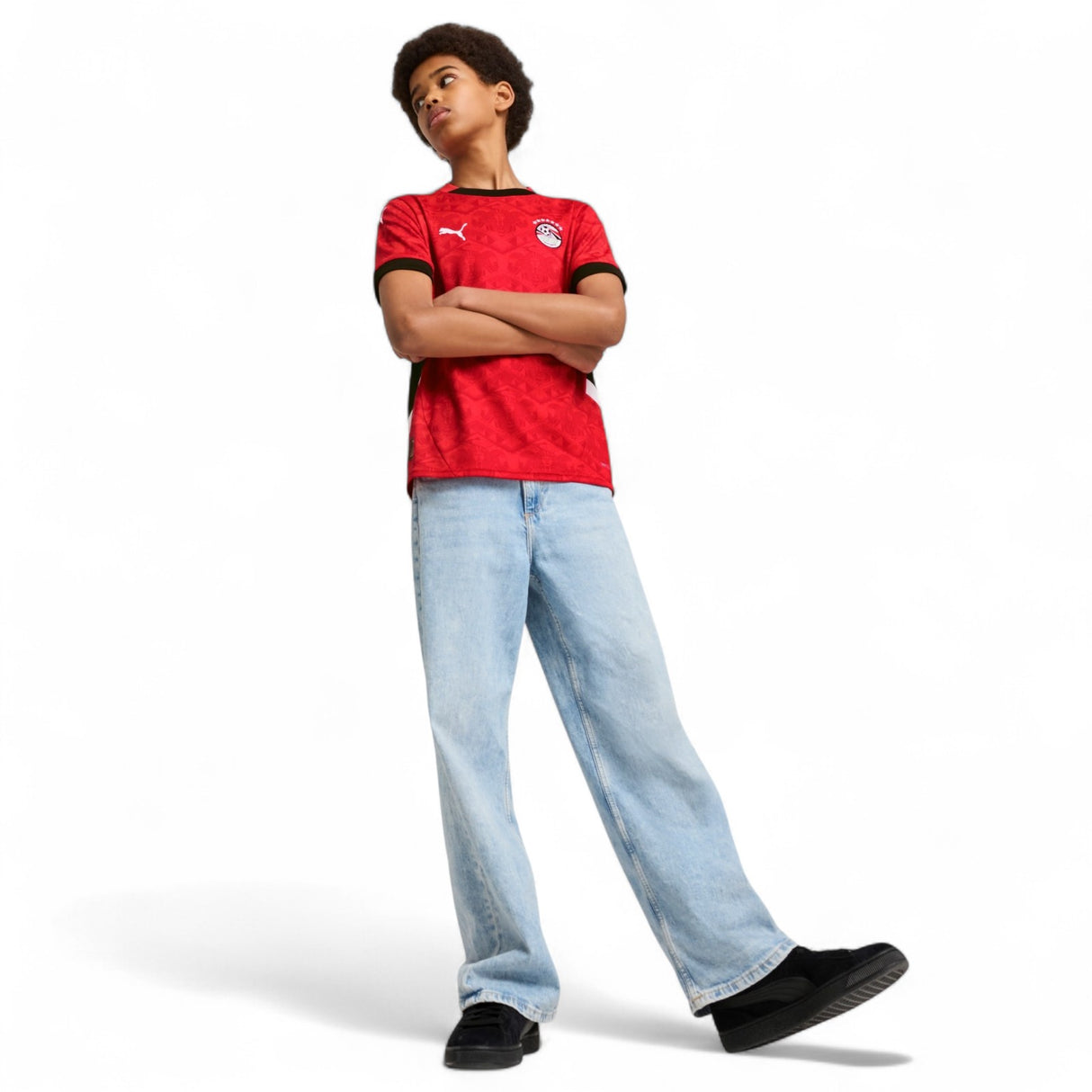Puma Egypt 2025 Kids Home Jersey