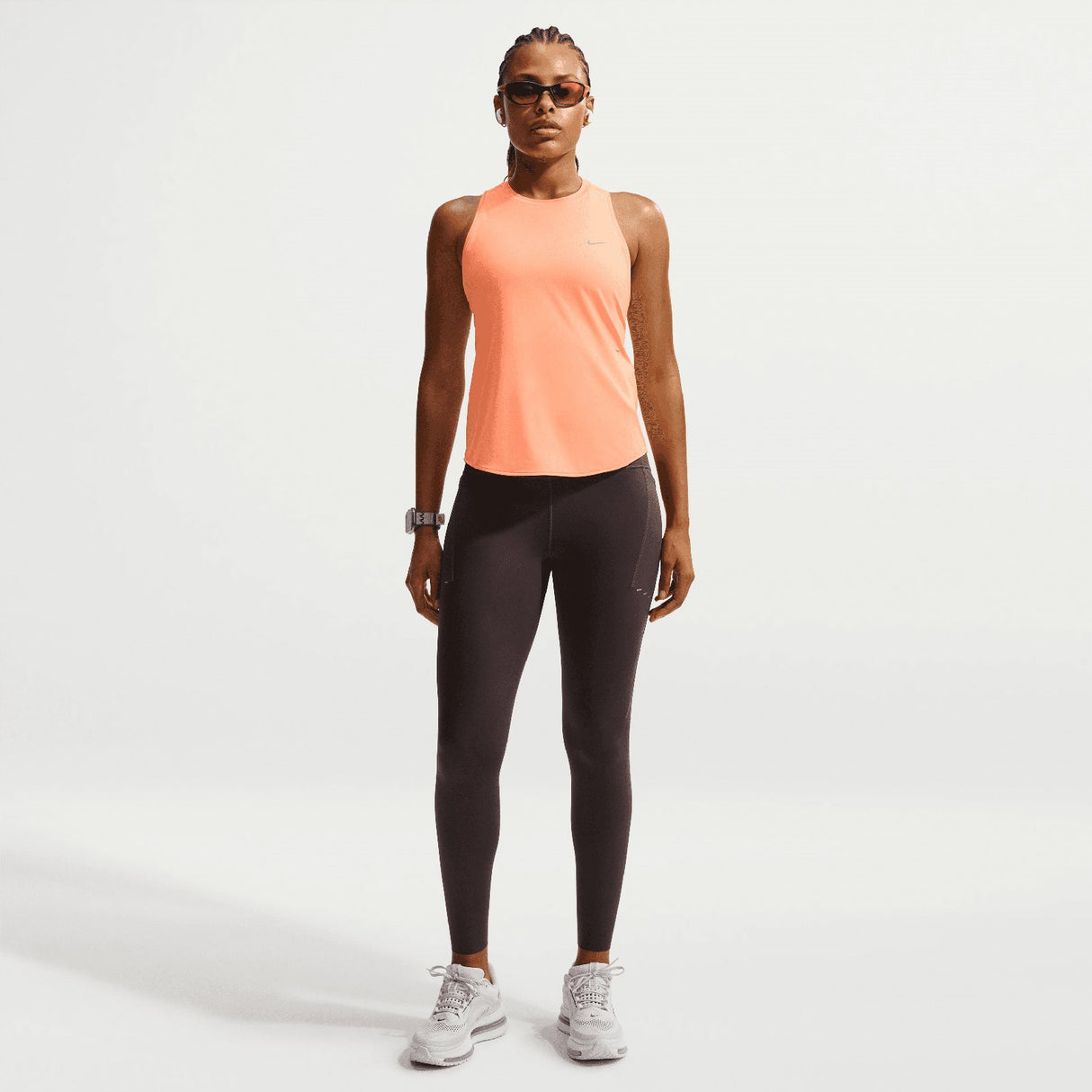 NIKE W NK SWIFT DF TANK TOP Orange