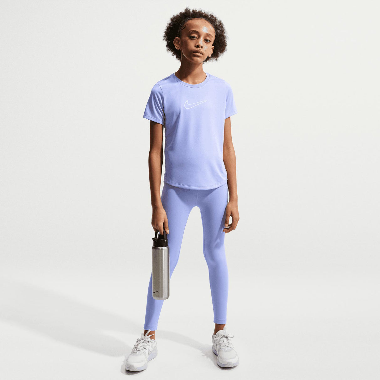 NIKE GIRLS DF ONE STD SS TOP HBR Purple