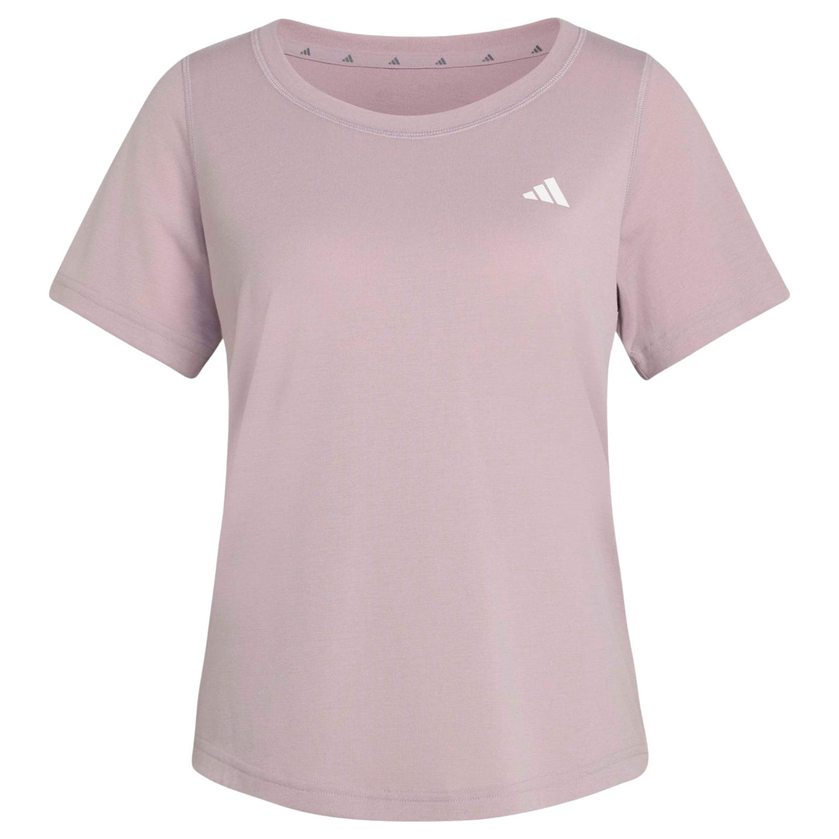 adidas Womens ESS Min Scallop Tee Purple