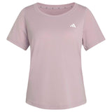 adidas Womens ESS Min Scallop Tee Purple