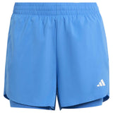 adidas Womens ESS Minim 2in1 Shorts Blu