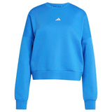 adidas Womens SL Fleece Sweatshirt Blue