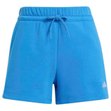 adidas Womens SL Fleece Shorts Blue
