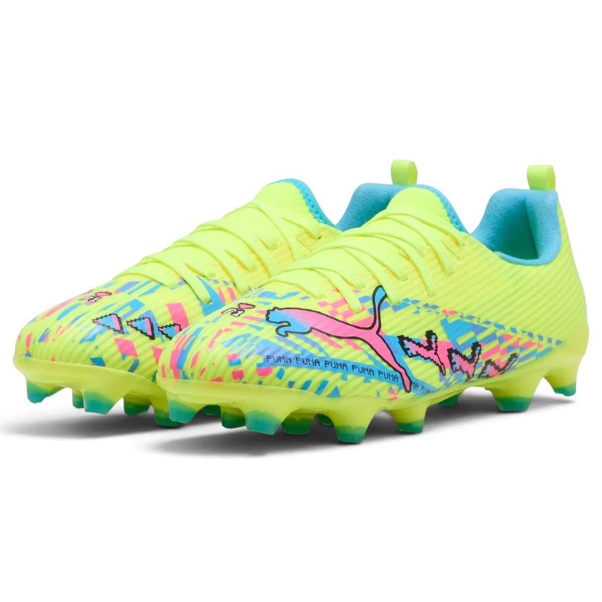 Puma Kids Ultra 7 Match Lvl Up FG Yellow