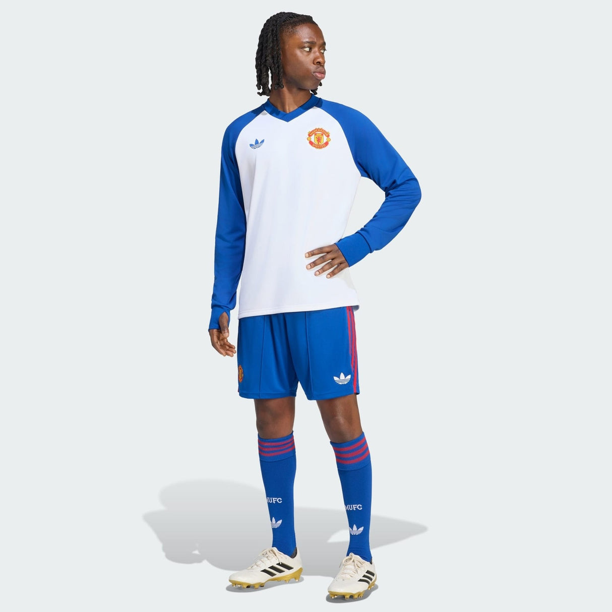 adidas OG MUFC 26 Away Shorts Blue