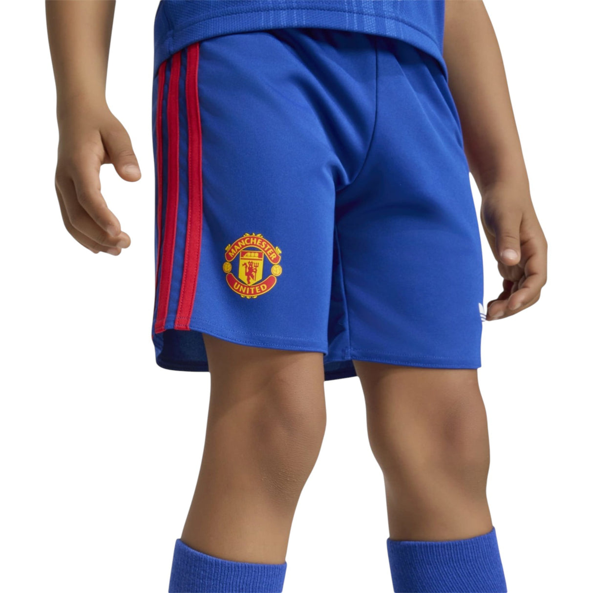 adidas OG MUFC 26 Kids Away Kit Blue
