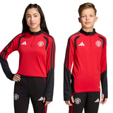 adidas MUFC 26 Kids Train QZ Top Red