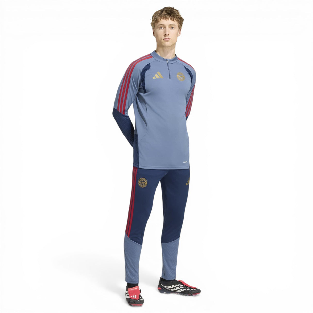 adidas FC Bayern Football 2026/27 Half-Zip Adults Train Top