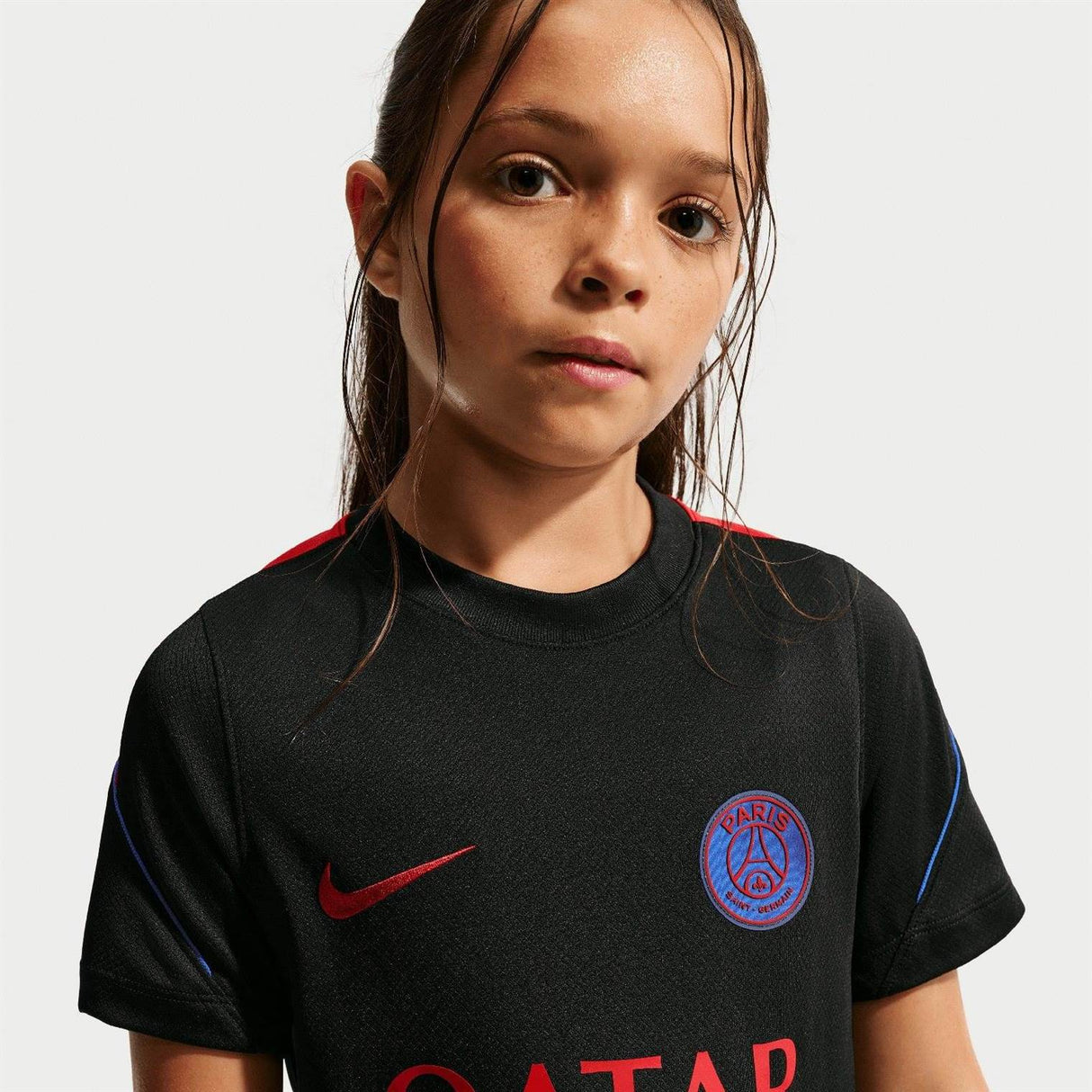 Nike PSG 26 Kids Strike Drill Tee Black