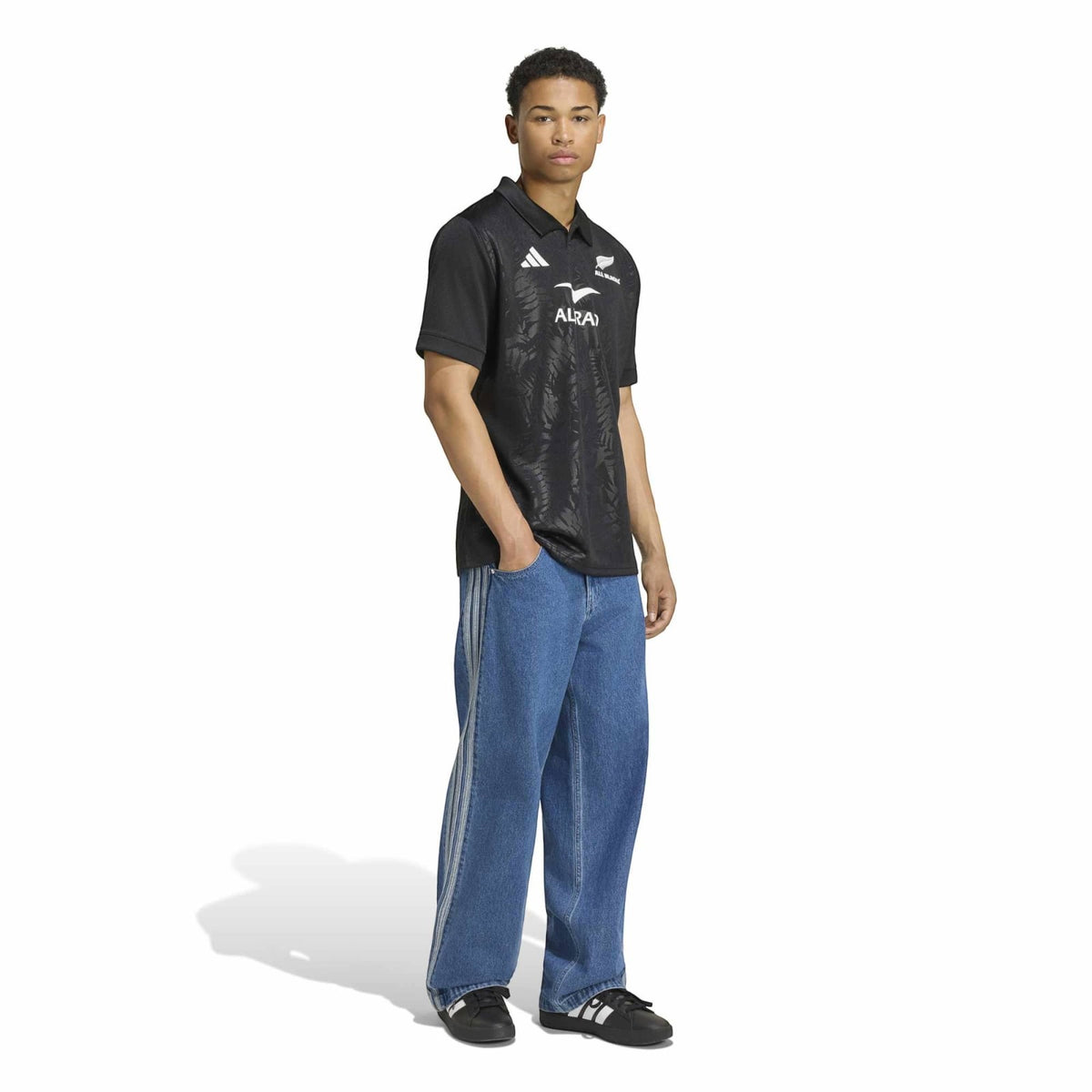 adidas New Zealand All Blacks Rugby Home Replica Jersey