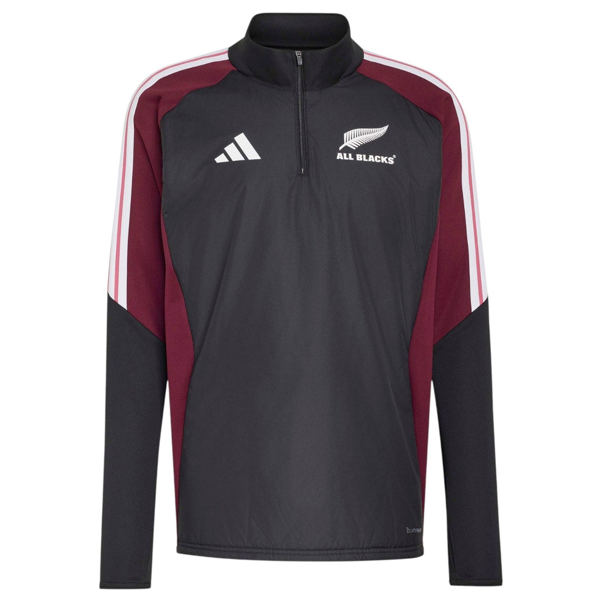 adidas All Blacks Mens Winter QZ Top Blk