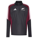 adidas All Blacks Mens Winter QZ Top Blk